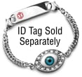 Teens and Kids Medical Bracelet with ID tag