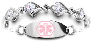 Diamond Medical Bracelet Diamond Medical Bracelet