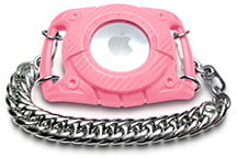 Unremovable Pink AirTag® Bracelet