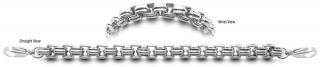 Stainless Medical Bracelet Designer Stainless Medical ID Bracelet Pizzoli 0934