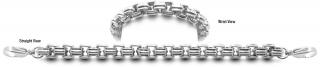 Stainless Medical Bracelet Designer Stainless Medical ID Bracelet Pizzoli 0934