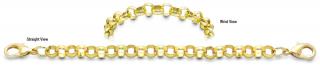 Designer Gold Medical ID Bracelets Symphonies 1833