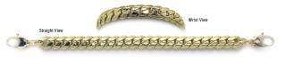 Designer Gold Medical Bracelets Prizzi Oro 1899