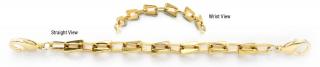 Designer Gold Over Stainless Medical Bracelets Piccole Dolomiti 1940