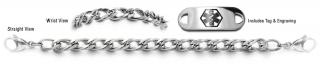 Designer Stainless Medical Bracelet Set Un Prezzo Milano 20995