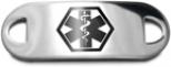 Black Stainless Steel Medical ID Plate Black Stainless Steel Medical ID Plate