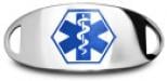 Blue Medical ID Plate