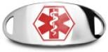 Red Symbol Red Medical ID Plate