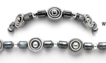 Designer Bead Medical Bracelets Running in Circles 0160