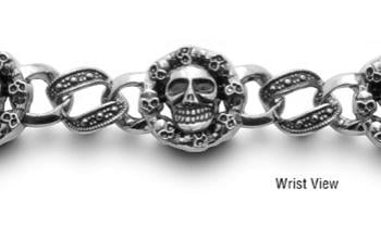 Designer Chain Medical Bracelets Cranio Sorridente 0578