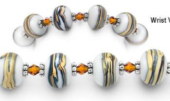 Designer Bead Medical Bracelets Honey Indulgence 0600