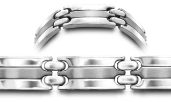 Designer Stainless Medical ID Bracelet Protegga 0711