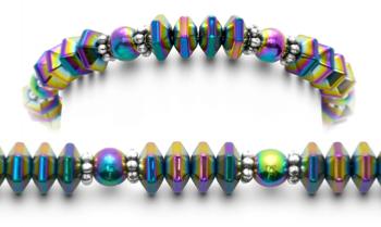 Designer Bead Medical ID Bracelets Rainbow Girl 0717