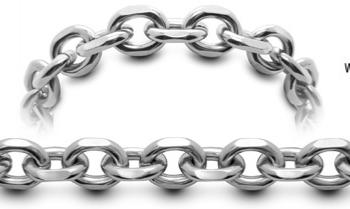 Designer Stainless Medical ID Bracelet Fabriano 0940
