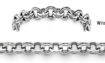 Designer Stainless Medical Bracelet Doppio il Forte 1500