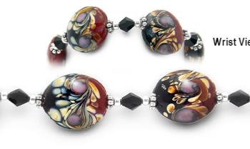 Designer Bead Medical Bracelets Flash of Color 1692