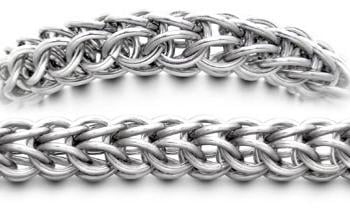 Designer Stainless Medical Bracelets Forte Anelli di Acciaio 1743