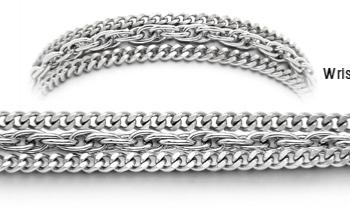 Designer Stainless Medical ID Bracelets Capelli D'argento 1782