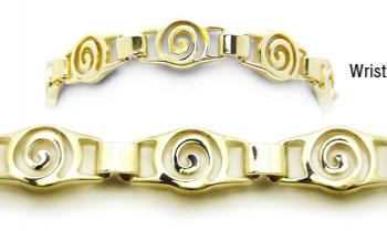 Designer Gold Medical Bracelets Bella Contessa Oro 1785