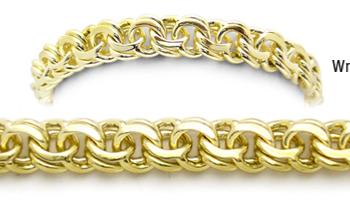 Designer Gold Medical Bracelets Mia Amore 1 Oro 1790