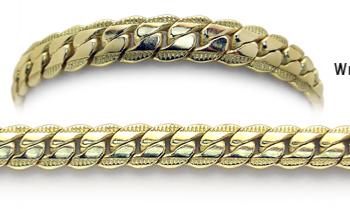 Designer Gold Medical Bracelets Prizzi Oro 1899