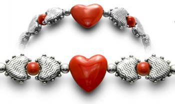Designer Bead Medical Bracelets Heart Proof 1935