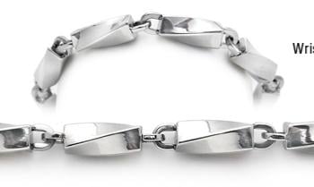 Designer Stainless Medical Bracelets Acciaio Torto 1959