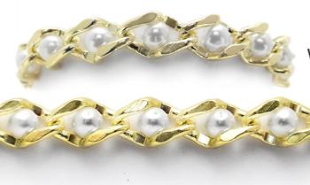 Designer Gold & Pearl Medical Bracelets Perle Nell' Oro 1960