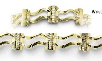 Designer Gold Medical Bracelets Verona Oro 1965