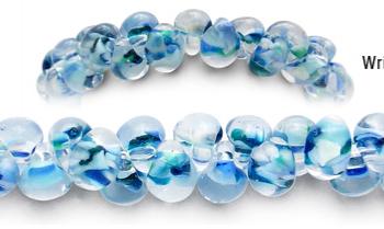Designer Bead Medical Bracelets Blue Rapids 2049