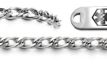 Designer Stainless Medical Bracelet Set Un Prezzo Milano 20995