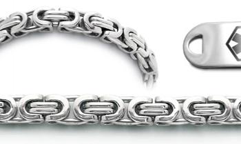 Designer Stainless Medical Bracelets Set Milano 22009