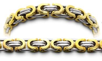 Designer Gold & Stainless Medical Bracelets Monte Rosa 2293