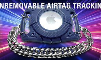 Unremovable Blue AirTag® Bracelet