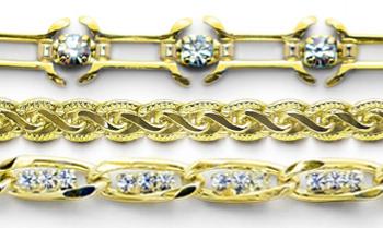 Designer Gold Medical Bracelet Set Golderado 2029