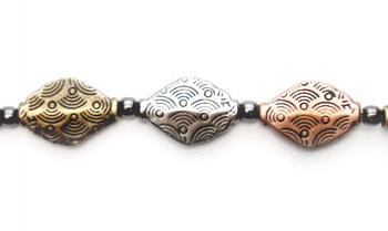 Designer Bead Medical Bracelets Diamond Troika 0361