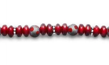 Designer Bead Medical Bracelets Ruby-Duby 1280