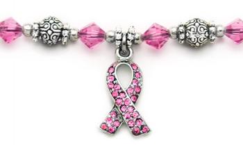 Beaded Medical ID Bracelet Stand Up For the Pink 1674
