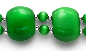 Designer Bead Medical Bracelets Green Eyes 1810