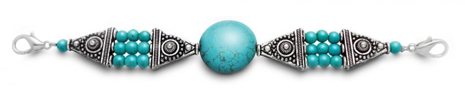 Beaded Medical Bracelet Designer Bead Medical Bracelets Southwest Gem 0118