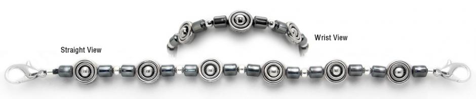 Beaded Medical Bracelet Designer Bead Medical Bracelets Running in Circles 0160
