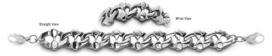 Stainless Medical Bracelet Designer Stainless Medical Bracelets Forte Tessuto 0356