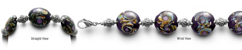 Beaded Medical Bracelet Designer Bead Medical Bracelets Black Forest 0405