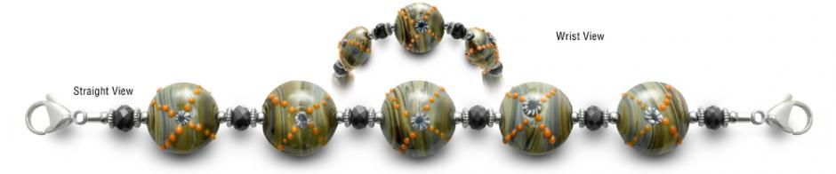 Bead Medical Bracelet Designer Bead Medical ID Bracelets X-Spot 0424