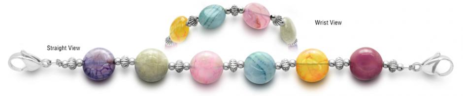 Beaded Bracelets Designer Bead Medical ID Bracelets Lollipops 0451