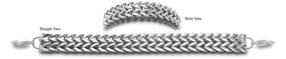 Stainless Medical Bracelet Designer Stainless Medical Bracelets Cinghia Larga 0558