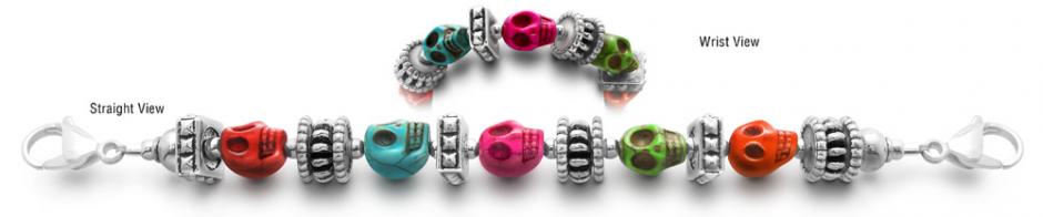 Designer Bead Medical ID Bracelets Pirates Chest 0610