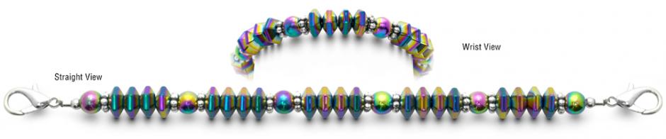 Rainbow Medical Bracelet Designer Bead Medical ID Bracelets Rainbow Girl 0717