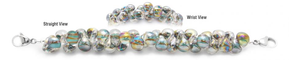 Beaded Medical Bracelet Designer Bead Medical Bracelets Tiger in the Grass 0830