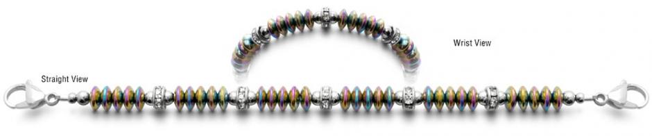 Beaded Medical Bracelet Designer Bead Medical ID Bracelets Magica 0840
